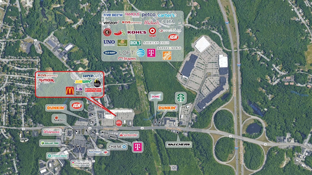 Putnam Pike, Smithfield, RI 02828 Retail Space for Lease Apple