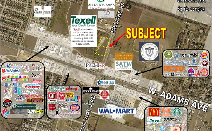 Pictures of Land property located at 254 Hilliard Rd, Temple, TX 76502 for lease - image #1