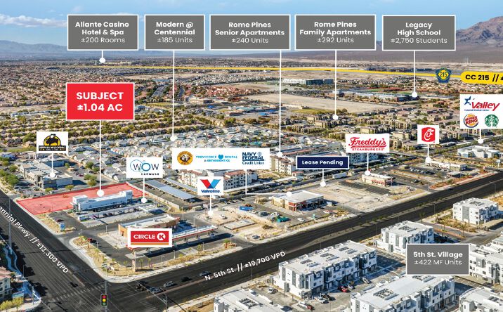 Pictures of Retail property located at 245 E Centennial Pkwy, North Las Vegas, NV 89084 for lease - image #1