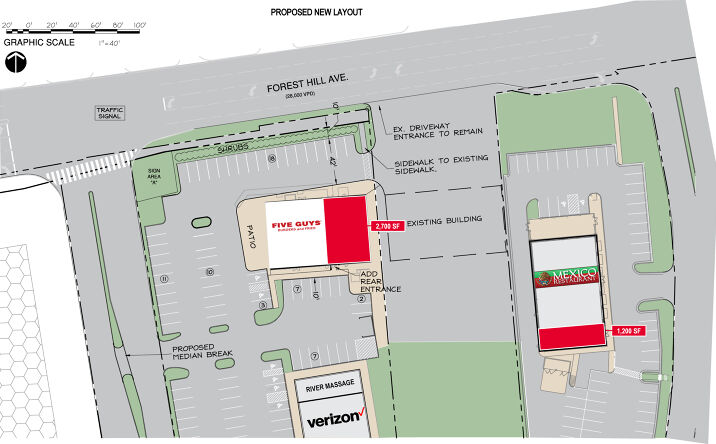 Pictures of Retail, Restaurant property located at 7101 & 7045 Forest Hill Ave, Richmond, VA 23225 for lease - image #1