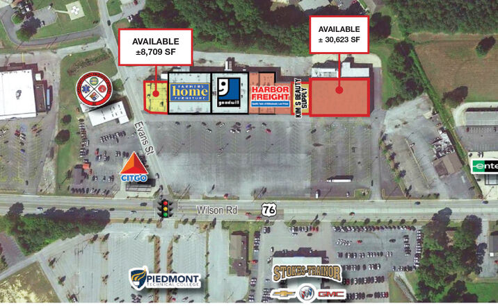 Pictures of Retail property located at 1905 Wilson Rd, Newberry, SC 29108 for lease - image #1
