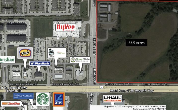 Northeast Corner of Hickman & Alice's Road, Waukee, IA 50263 | Crexi.com