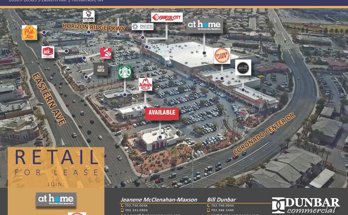 Pictures of Retail property located at 10305 S Eastern Ave, Henderson, NV 89052 for lease - image #1