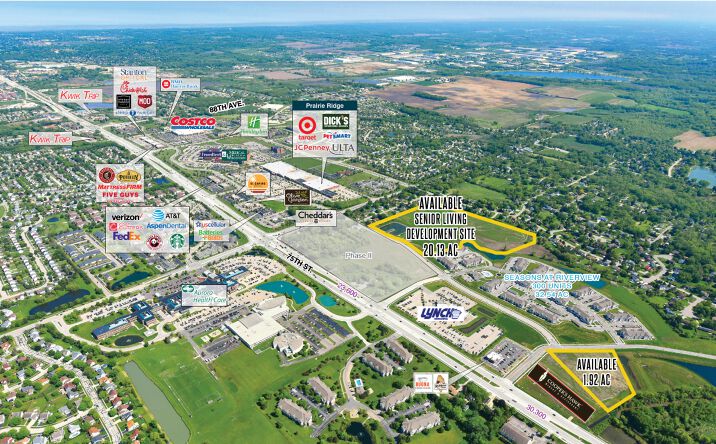 Pictures of Retail, Land property located at SWC of Highway 50 & 104th Avenue, Pleasant Prairie, WI 53142 for lease - image #1