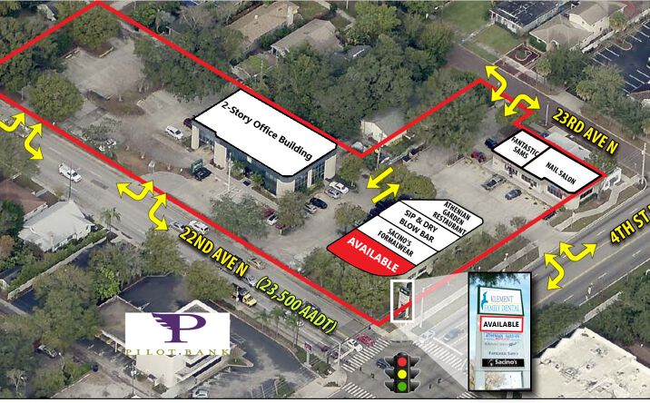 Pictures of Retail, Office property located at 2200 4th St N, St. Petersburg, FL 33704 for lease - image #1