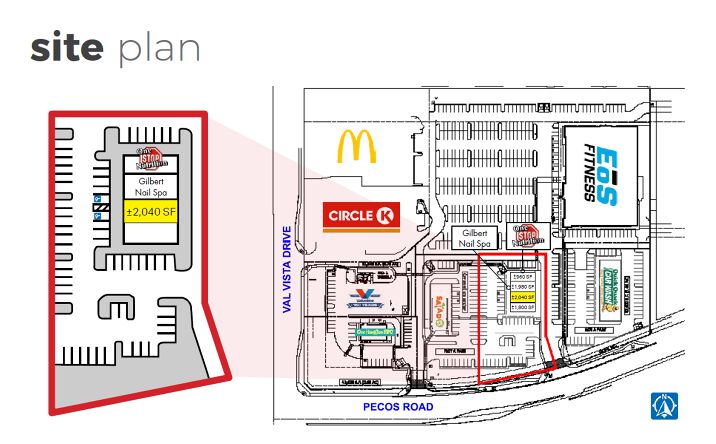 Pictures of Retail property located at NEC Val Vista Dr & Pecos Rd, Gilbert, AZ 85295 for sales - image #1