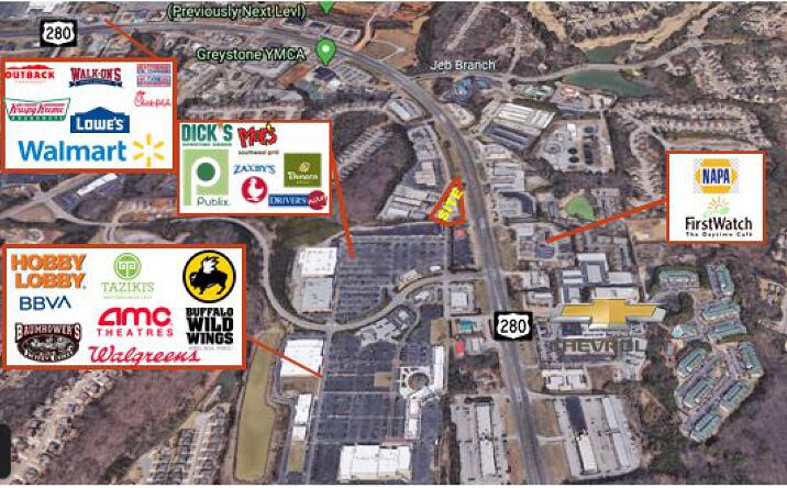 Pictures of Retail, Office property located at 2800 Greystone Commercial Blvd, Birmingham, AL 35242 for lease - image #1