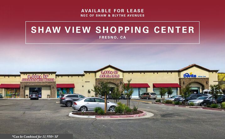 Pictures of Retail, Restaurant property located at Shaw & Blythe Ave, Fresno, CA 93722 for lease - image #1