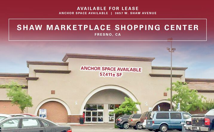 Pictures of Retail property located at 3675 W. Shaw Avenue, Fresno, CA 93711 for lease - image #1