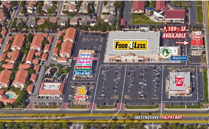 Pictures of Retail property located at 8887 N Chestnut Ave, Fresno, CA 93720 for lease - image #1