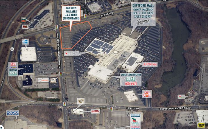 Pictures of Retail property located at 1750 Deptford Center Rd, Deptford, NJ 08096 for lease - image #1
