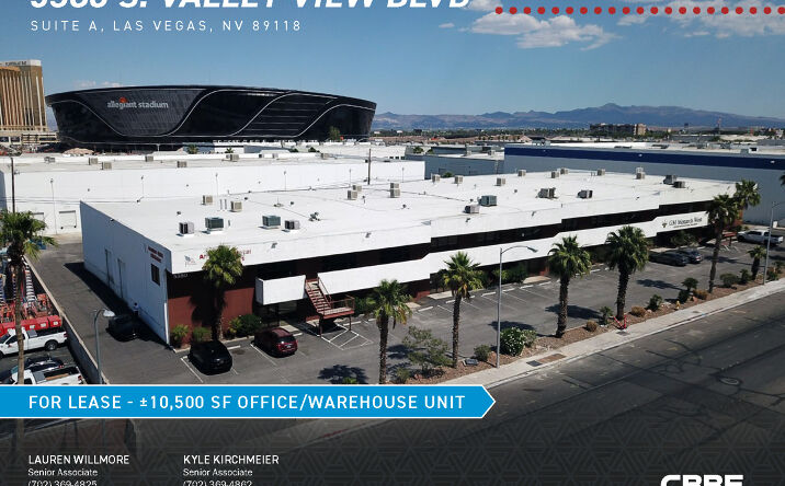 Pictures of Industrial property located at 5380 S Valley View Blvd, Las Vegas, NV 89118 for lease - image #1