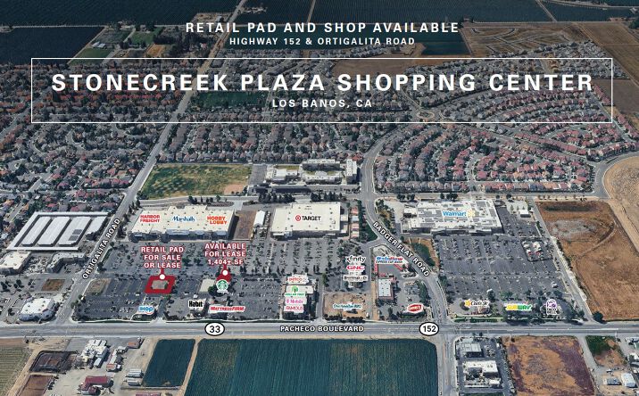 Pictures of Retail property located at 1329-1451 W. Pacheco Blvd. (Hwy 152), Los Banos, CA 93635 for lease - image #1