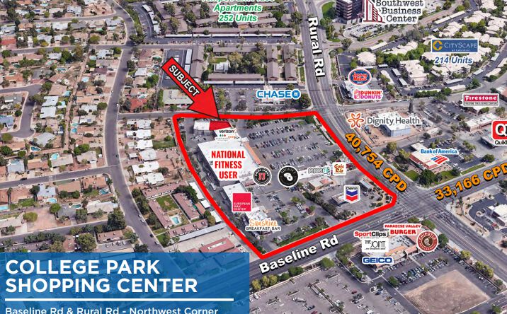 Pictures of Retail property located at Baseline Rd & Rural Rd - Northwest Corner, Tempe, AZ 85283 for lease - image #1