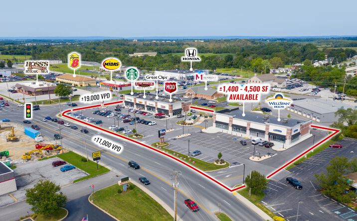 Pictures of Retail property located at 1201 Carlisle St, Hanover, PA 17331 for lease - image #1