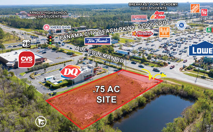 Pictures of Restaurant, Land property located at Alf Coleman Rd, Panama City Beach, FL 32407 for lease - image #1