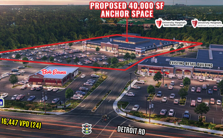 Pictures of Retail, Land property located at Detroit Road and Center Street, Avon, OH 44011 for lease - image #1