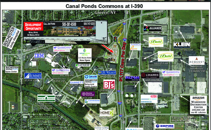 Pictures of Office, Restaurant property located at 100 Bellwood Dr, Rochester, NY 14606 for lease - image #1