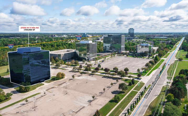Pictures of Office property located at 27350 W Eleven Mile Rd, Southfield, MI 48033 for lease - image #1