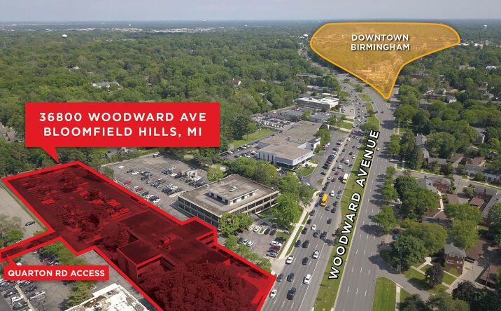Pictures of Office property located at 36800 Woodward Ave, Bloomfield Hills, MI 48304 for lease - image #1