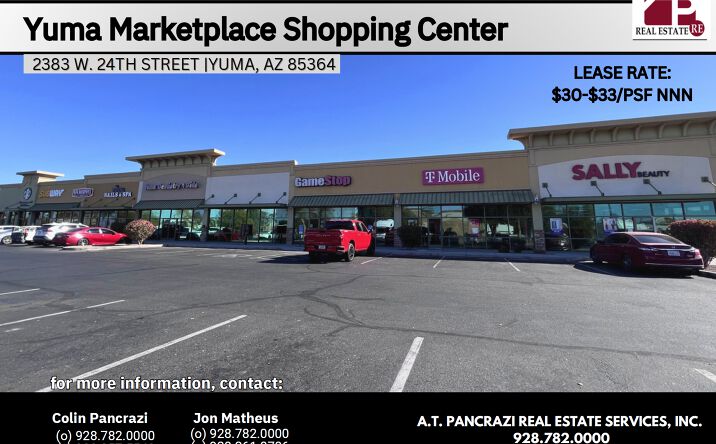 Pictures of Retail, Restaurant property located at 2383 W 24th St, Yuma, AZ 85364 for lease - image #1