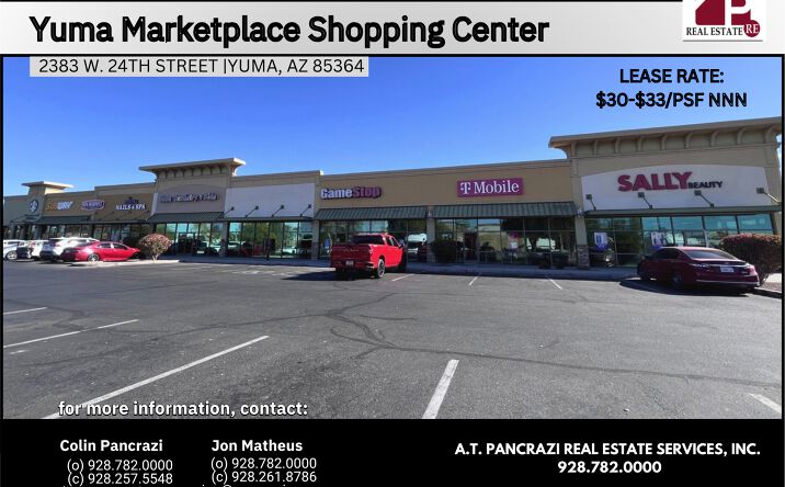 Pictures of Retail, Restaurant property located at 2383 W 24th St, Yuma, AZ 85364 for lease - image #1