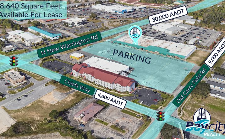 Pictures of Retail, Office property located at 120 Chief's Way, Pensacola, FL 32507 for lease - image #1