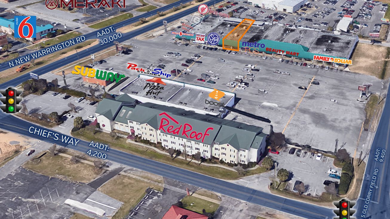 120 Chief's Way, Pensacola, FL 32507 Retail Space for Lease Chief's