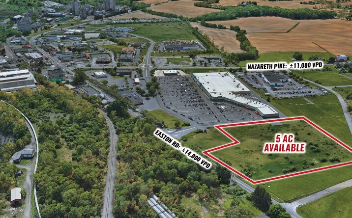 Pictures of Land property located at 859 Nazareth Pike, Nazareth, PA 18064 for lease - image #1