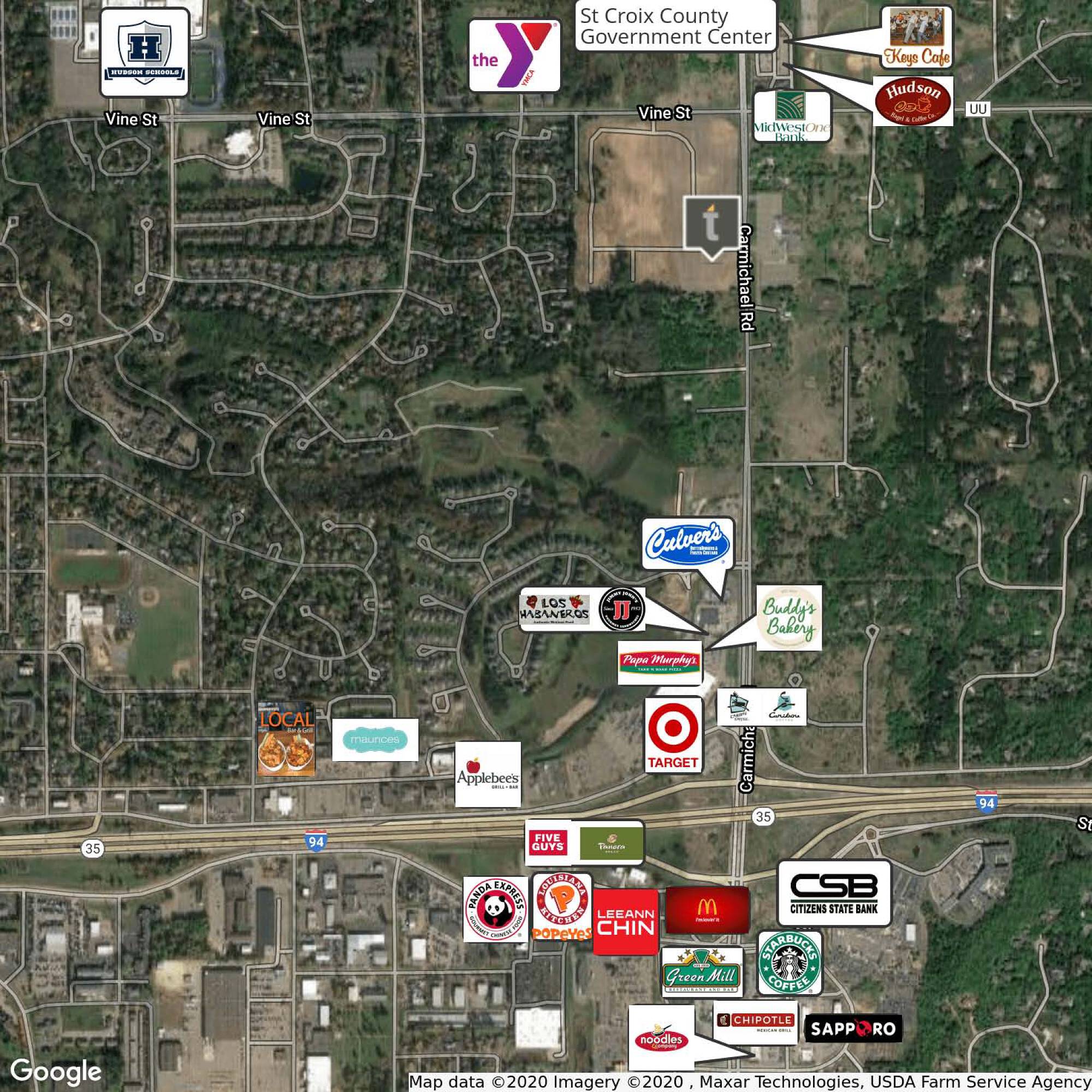 Carmichael Road and Vine Street, Hudson, WI 54016