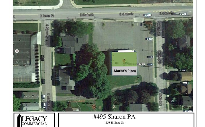Pictures of Retail property located at 1138 E State St, Sharon, PA 16146 for lease - image #1