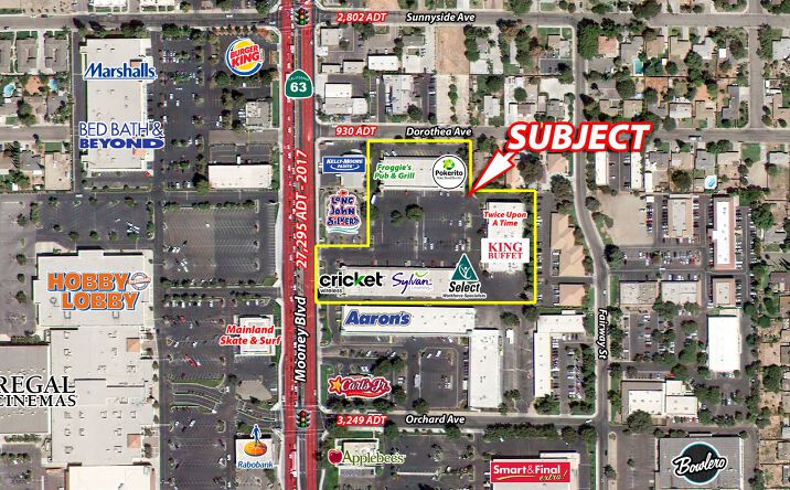 3230 - 3898 S Mooney Blvd Visalia Ca 93277 - Restaurant Space For Lease - Town Country Shopping Center