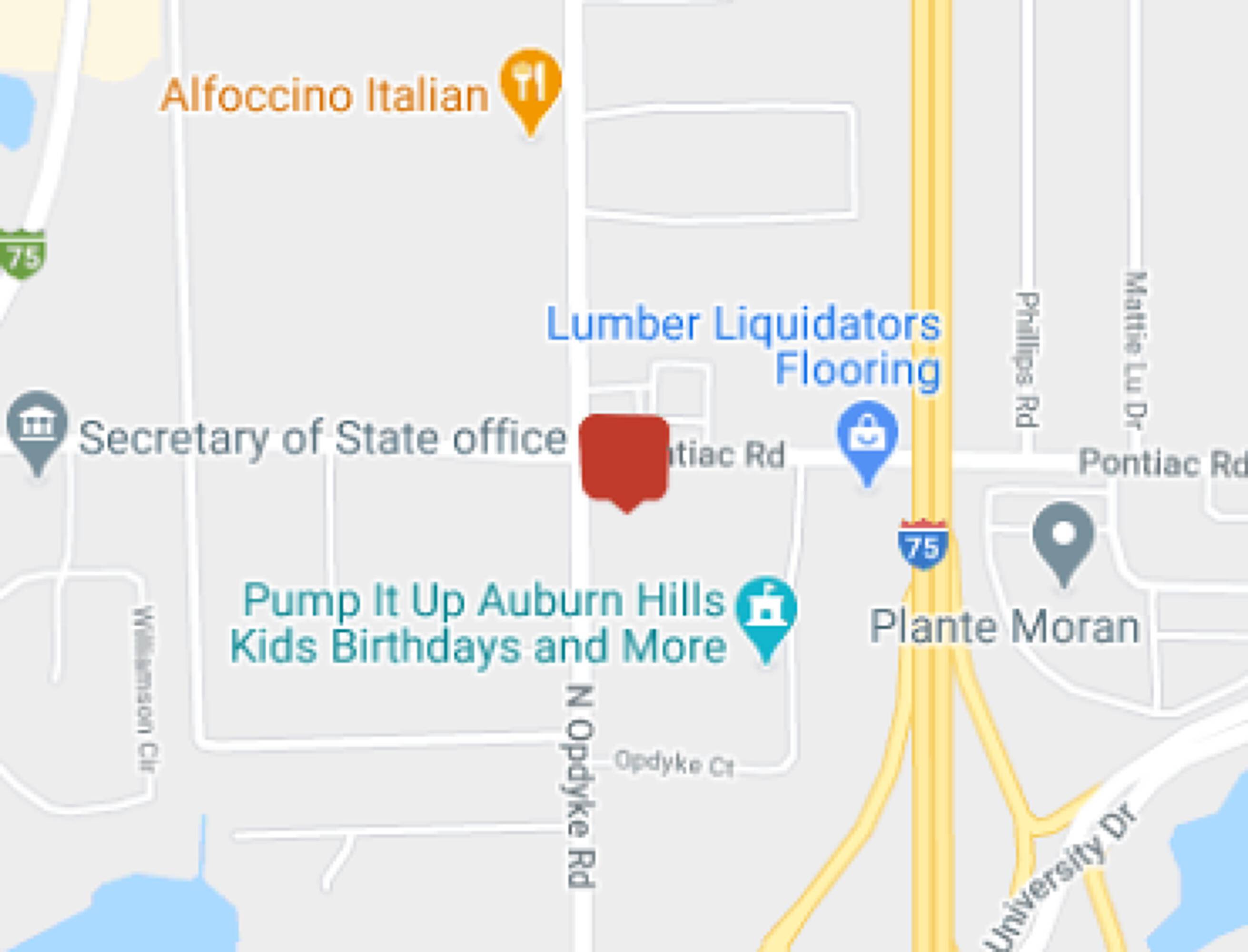 1940 N Opdyke Rd, Auburn Hills, MI 48326 Retail Space for Lease