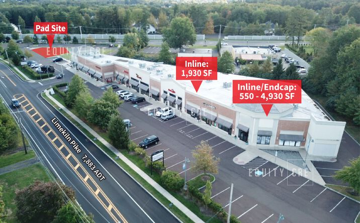 Pictures of Retail property located at 3318 Limekiln Pike, Chalfont, PA 18914 for lease - image #1