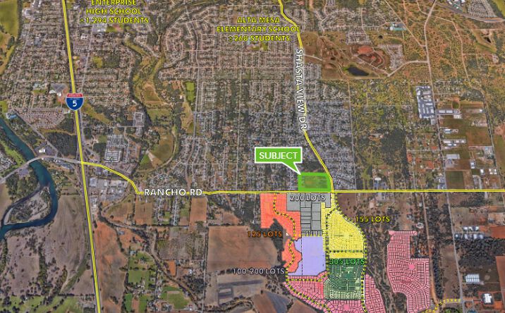 Pictures of Land property located at Nwc Of Shasta View Dr. & Rancho Rd, Redding, CA 96002 for lease - image #1