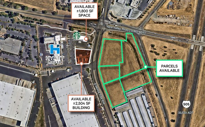 Pictures of Retail property located at SWC Vaca Valley Parkway and E. Monte Vista Ave, Vacaville, CA 95688 for lease - image #1