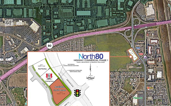 Pictures of Retail, Land property located at I-80 & Northgate Boulevard, Sacramento, CA 95834 for lease - image #1