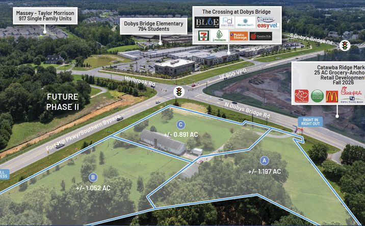 Pictures of Retail property located at 1918 N Dobys Bridge Rd, Fort Mill, SC 29715 for lease - image #1