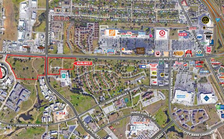 Pictures of Retail property located at La Picosa at Brooks Shopping Center, San Antonio, TX 78216 for lease - image #1