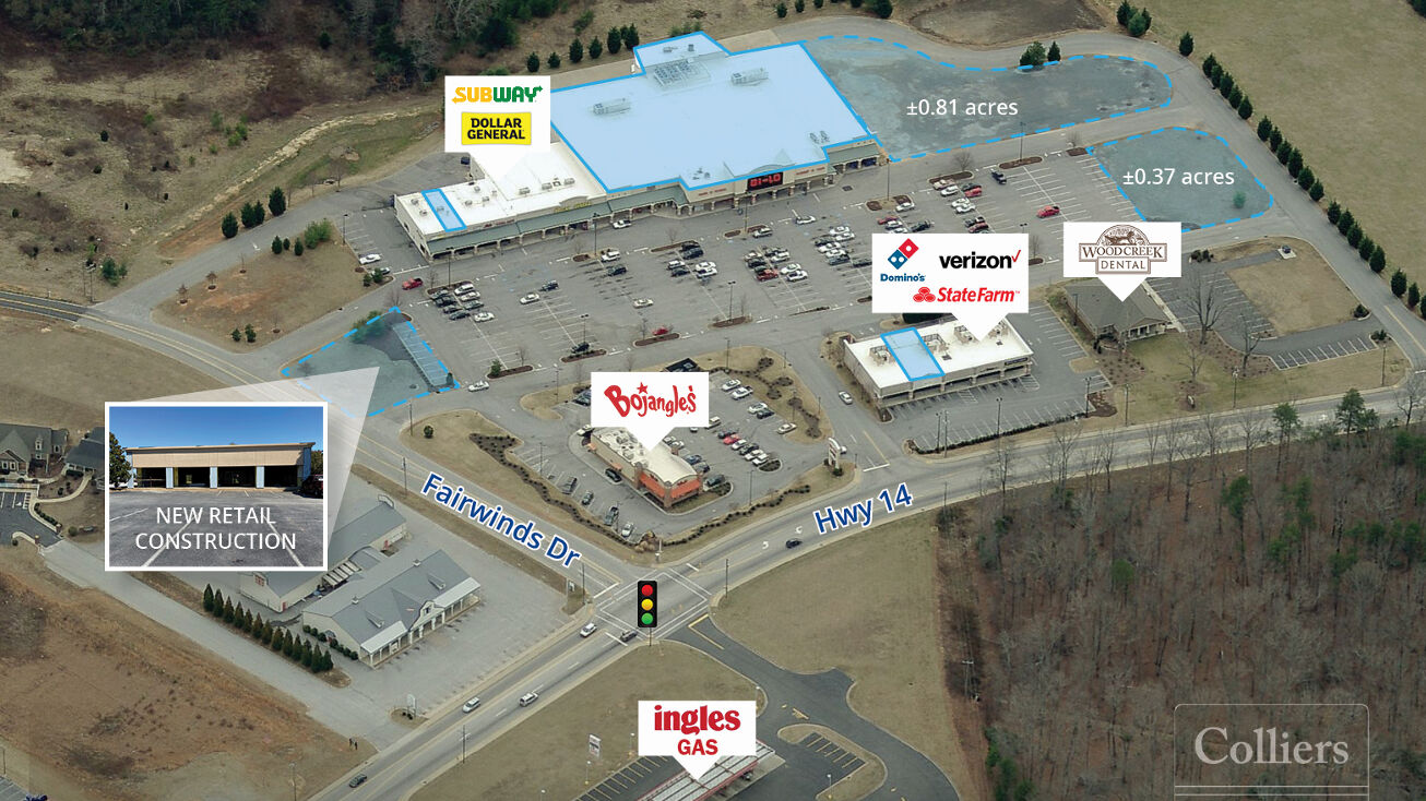 1750 SC14, Landrum, SC 29356 Retail Space for Lease Landrum Retail