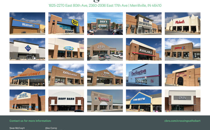 Pictures of Retail property located at 1825-1837 E 80th Ave, Merrillville, IN 46410 for lease - image #1