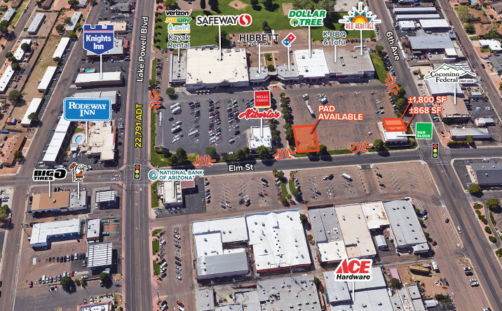 Pictures of Retail property located at 608 Elm St, Page, AZ 86040 for lease - image #1