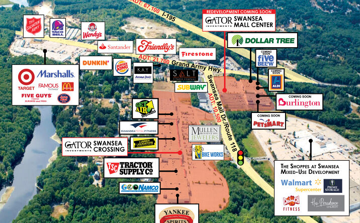 Pictures of Retail property located at 207 Swansea Mall Drive, Swansea, MA 02777 for lease - image #1
