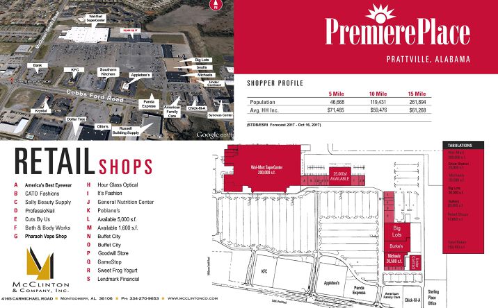 Pictures of Retail property located at 1947 Cobbs Ford Rd, Prattville, AL 36066 for lease - image #1