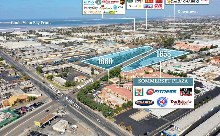Pictures of Retail property located at 1655 Broadway, Chula Vista, CA 91911 for lease - image #1
