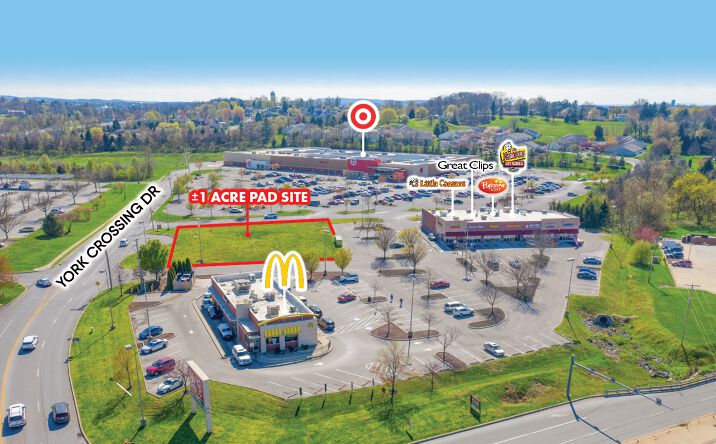 Pictures of Retail, Land property located at 2100 York Crossing Dr, West York, PA 17404 for lease - image #1