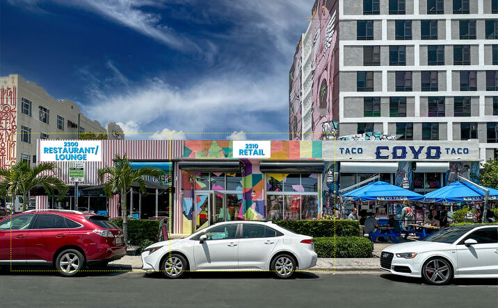 Pictures of Retail property located at 2300 NW 2nd Ave, Miami, FL 33127 for lease - image #1