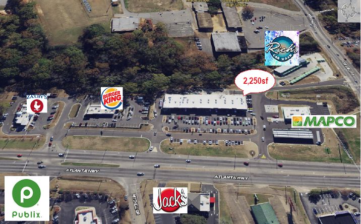 Pictures of Retail, Restaurant property located at 3954 Atlanta Hwy, Montgomery, AL 36109 for lease - image #1