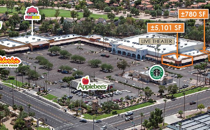 Pictures of Retail property located at 5223, 5225, 5247, 5253, 5257 E Brown Rd & 1115 N Higley Rd, Mesa, AZ 85205 for lease - image #1