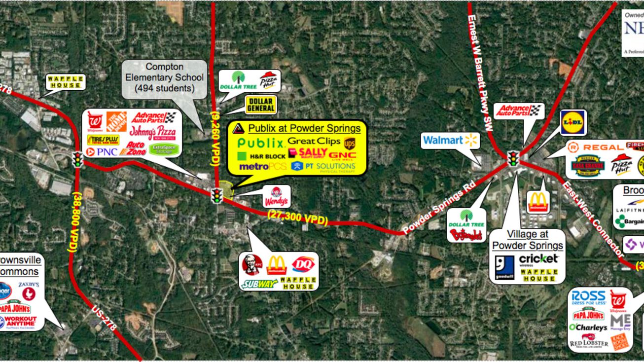 3721 New MacLand Rd, Powder Springs, GA 30127 Retail Space for Lease